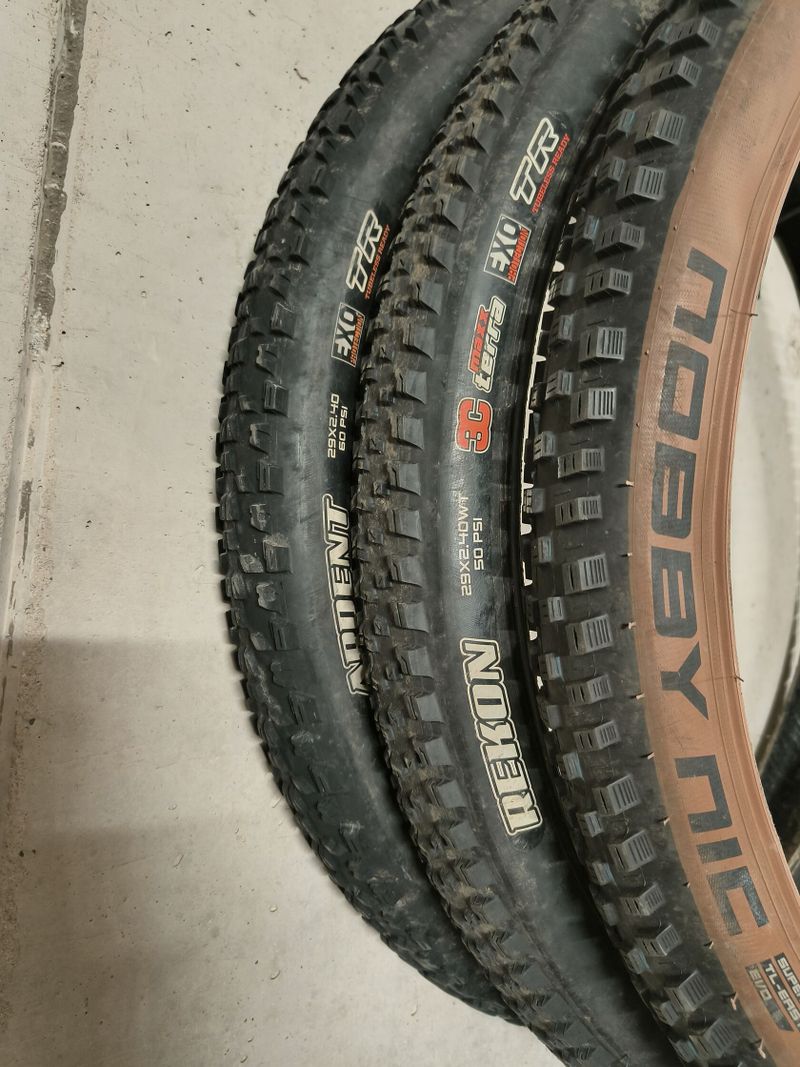 29x2,4" Maxxis Rekon, Adrent + Schwalbe Nobby Nic