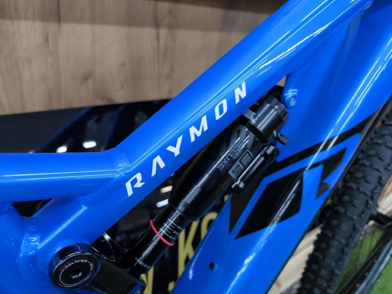 !NOVÝ! Raymon TrailRay 140E 9.0 blue, vel. "M", Yamaha 720Wh