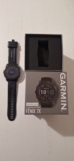 Garmin fenix 7X Sapphire Solar - Titan Carbon 