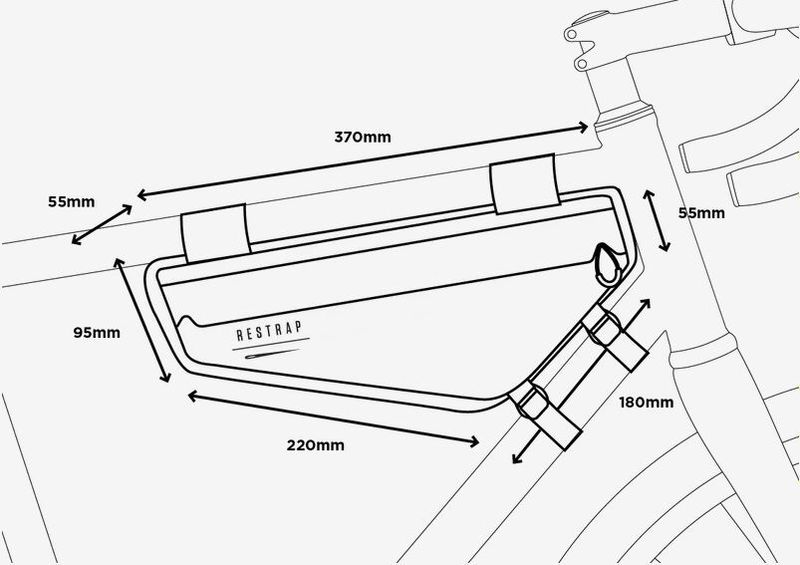 Restrap Race Frame Bag – brašna na bikepacking