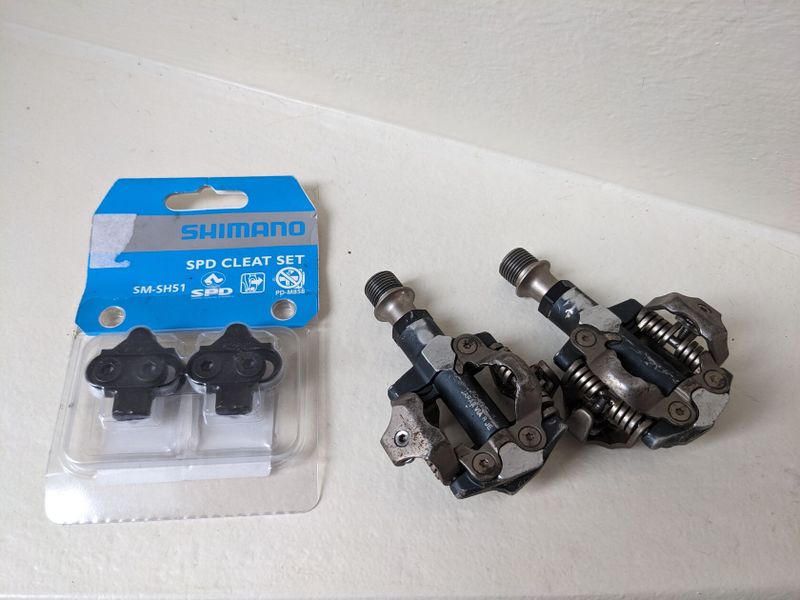 Pedály Shimano XTR včetně nových kufrů 