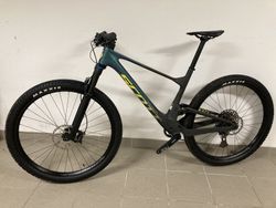 Prodám celoodpružené karbonové kolo Scott Spark RC Comp green. Modelová řada 2024. Velikost L