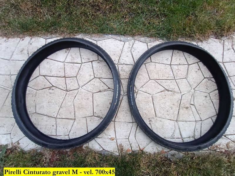 2x plášť Pirelli Cinturato Gravel M - 700x45 