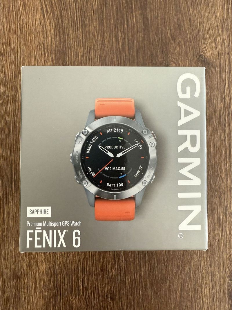 Garmin Fenix 6 Pro Sapphire Titanium Gray