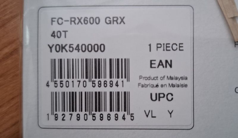 Převodník Shimano GRX-600 1x11