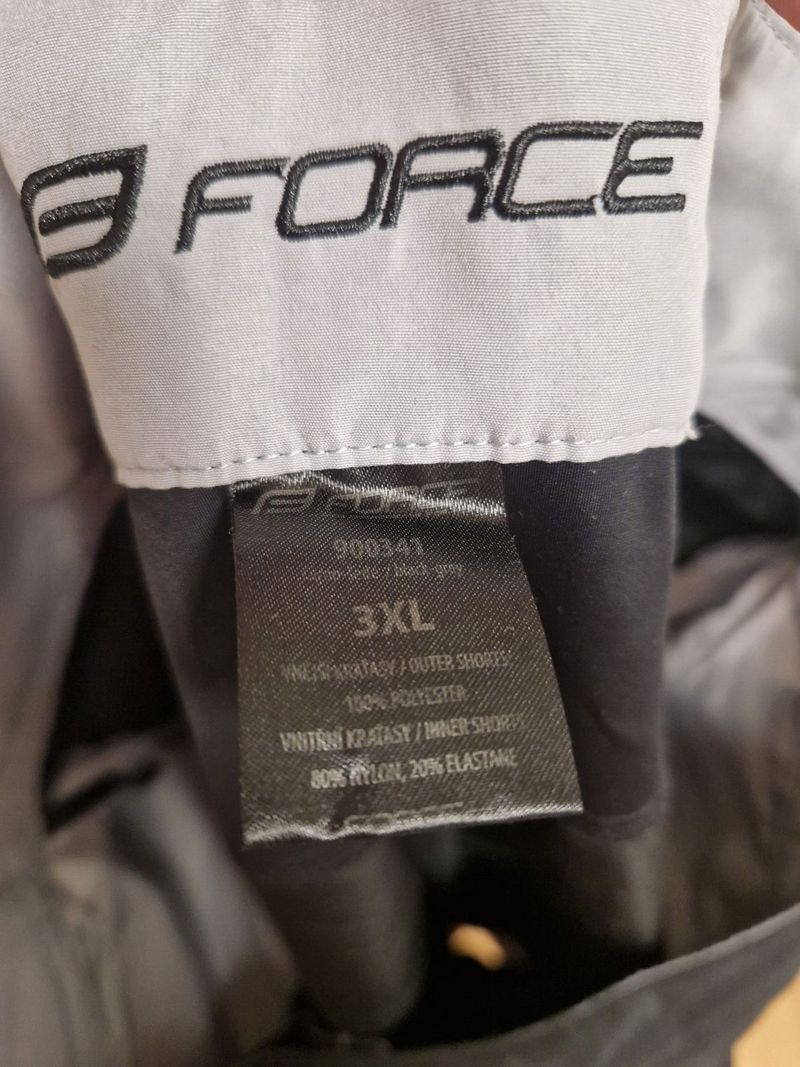 Force bunda dres kalhoty rukavice mtb