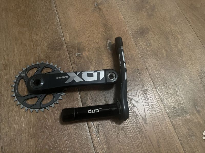 MTB kliky Sram X01 Eagle DUB WIDE 175mm řetězová linka 55mm 