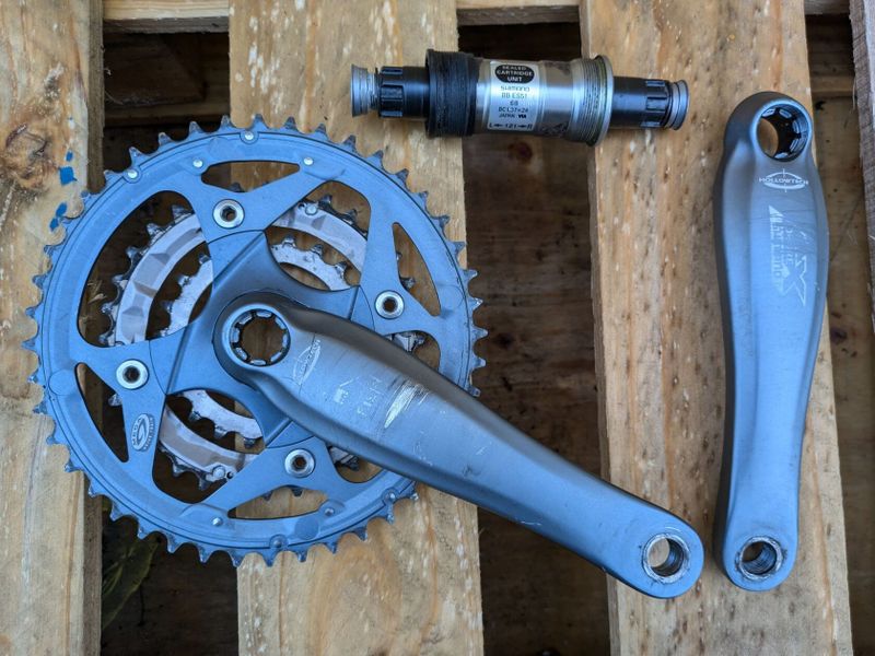 kliky Shimano LX FC-M572