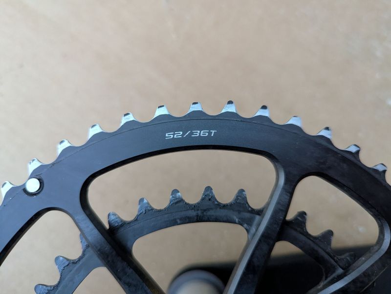 kliky Cannondale Hollowgram Si 172,5 mm, spidering 52/36, osa 109 mm, samostahovací šroub 