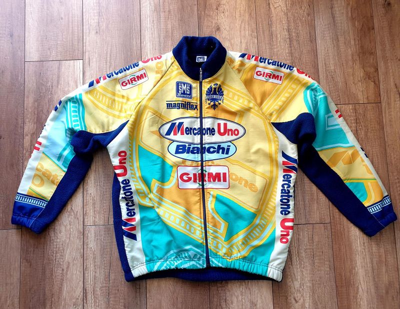 Retro cyklistická bunda Mercatone Uno 98'