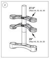 Öhlins vidlice DH38 M.1 200mm 29/27,5" + brýle(crown) - NOVE