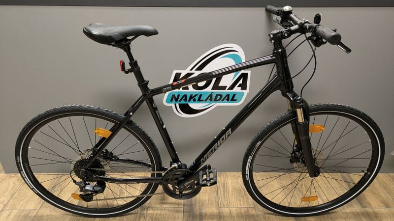 MERIDA CROSSWAY 300 Glossy Black(Silver) 2024