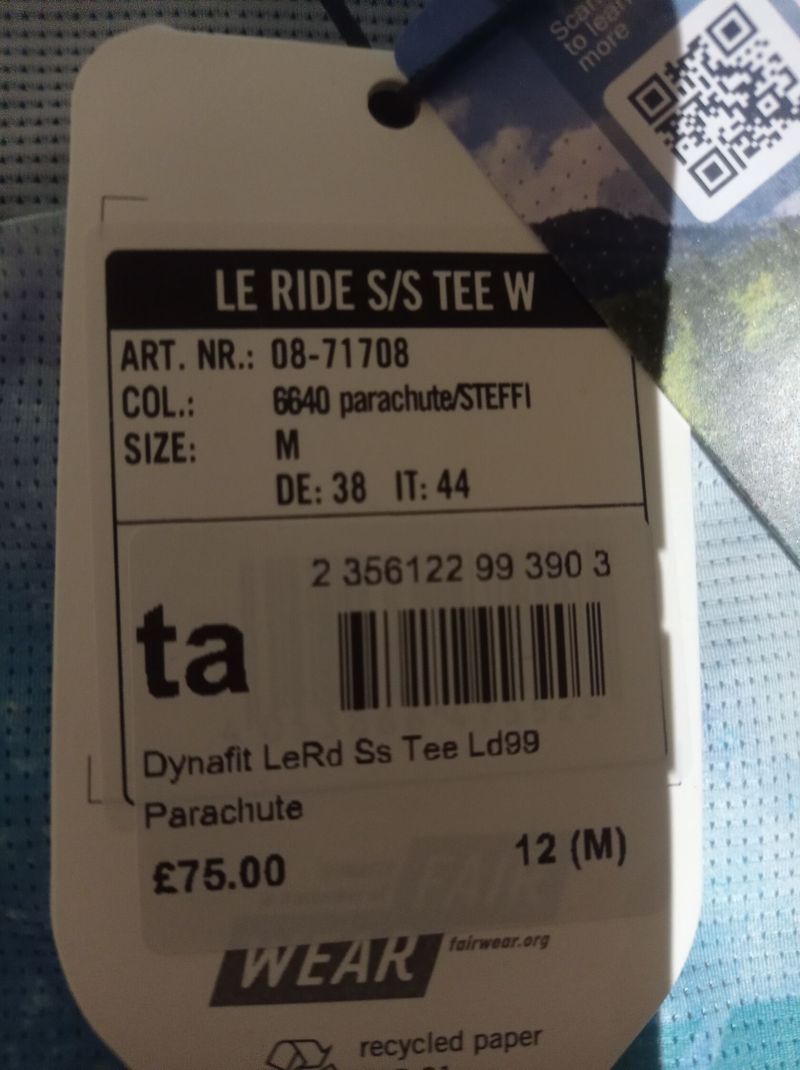 Funkční triko Dynafit Le Ride S/S TEE W