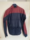 Castelli puffy jacket, XL, vínová 