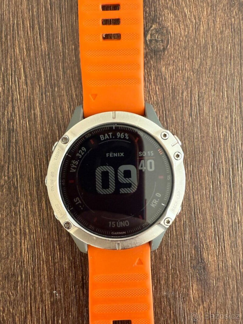 Garmin Fenix 6 Pro Sapphire Titanium Gray