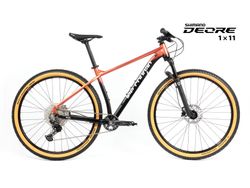 Nové kolo MTB 29" Lee Cougan Droid SHIMANO Deore 1x11 měděná-černá matná - vel. XS, S a M