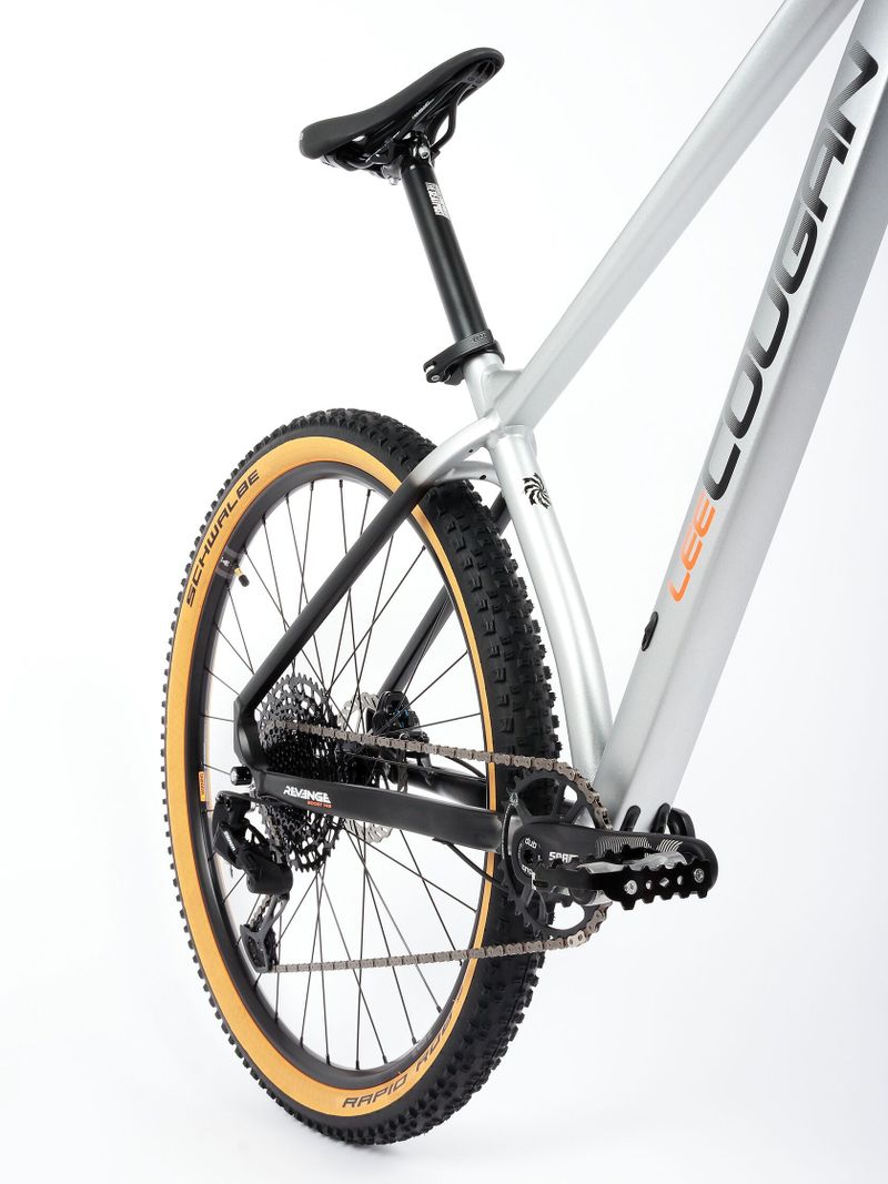 Nové kolo MTB 29" Lee Cougan Revenge SRAM SX Eagle 1x12 stříbrno-černá matná - vel. XS, S, M a L