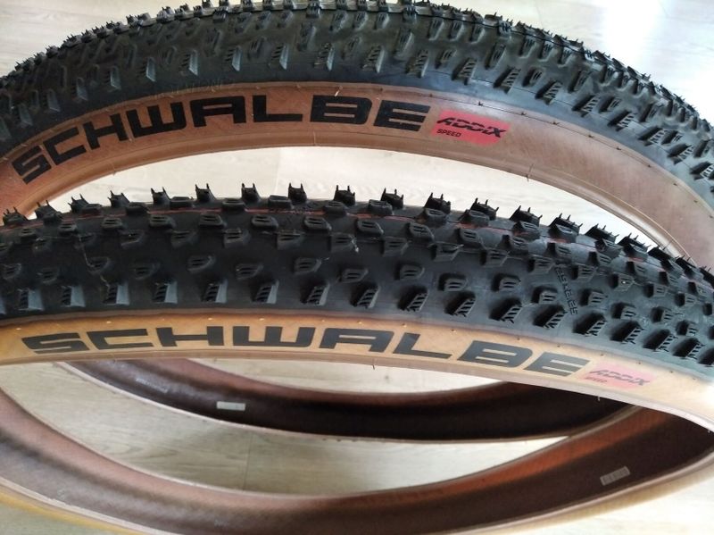 Schwalbe Racing Ralph SuperRace +Schwalbe Racing Ray SuperRace Speed transparent sidewall