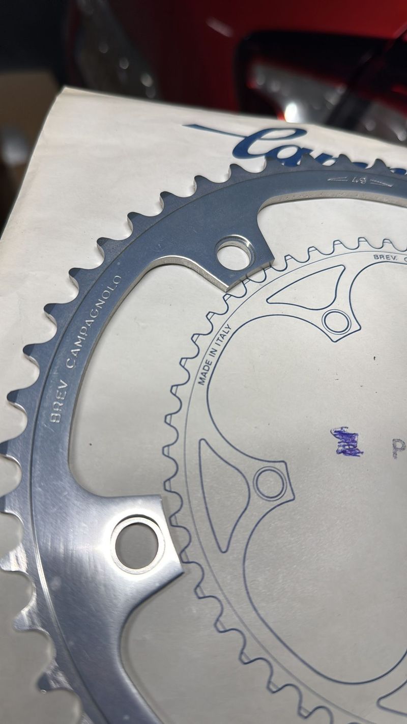 NOS Campagnolo Super Record Pista 49z 144bcd