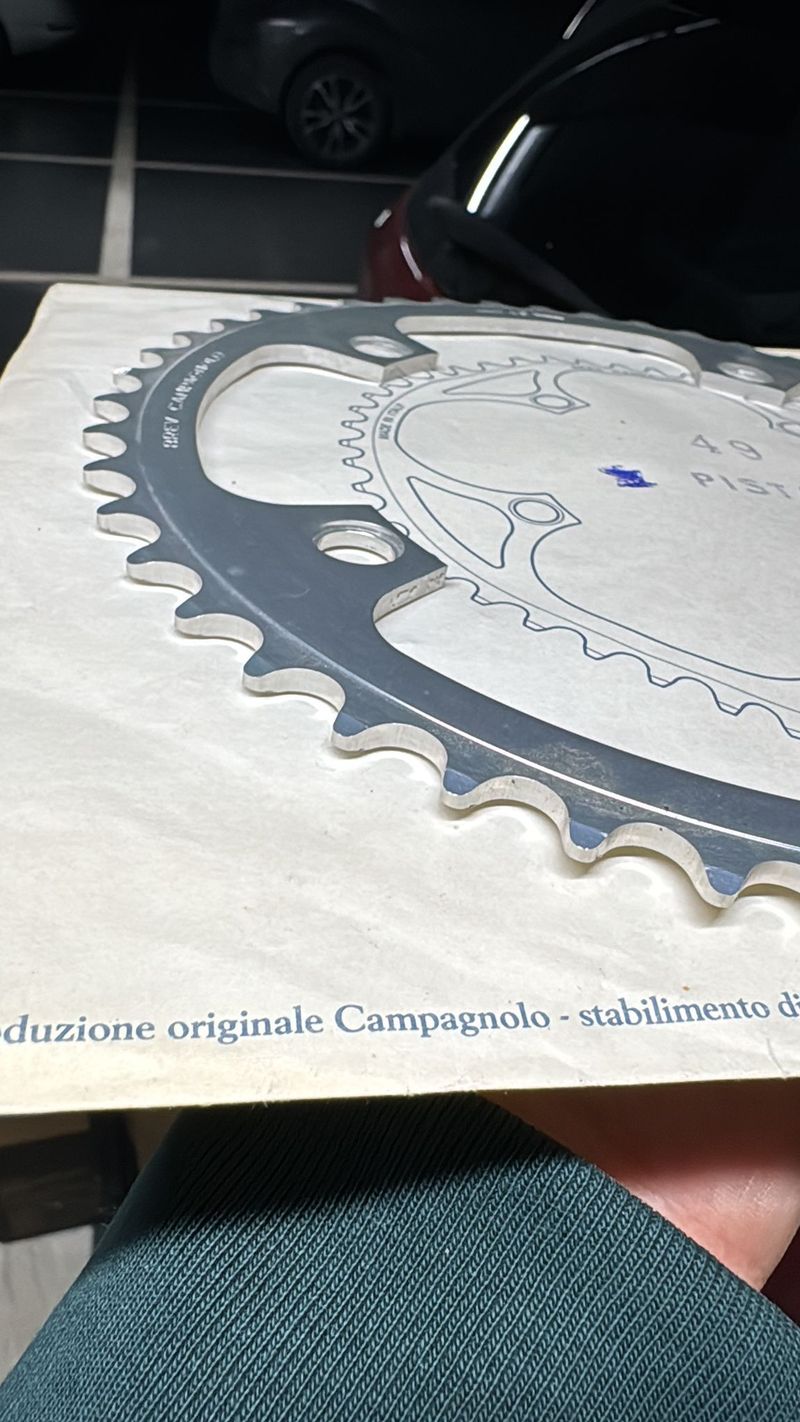 NOS Campagnolo Super Record Pista 49z 144bcd