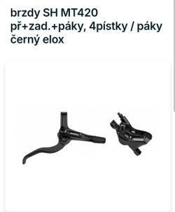 Kompletní set přední a zadní brzdy Shimano MT420