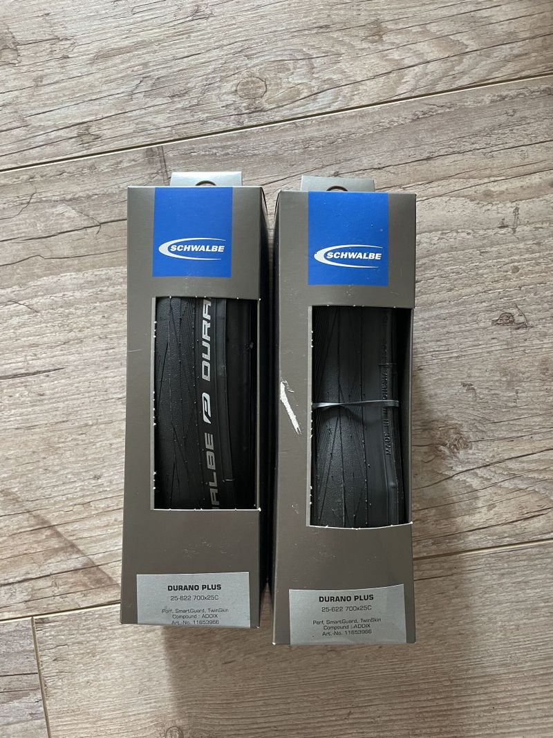 NOVÉ pláště Schwalbe DURANO PLUS 700x25C SmartGuard TwinSkin Addix compound, kevlar