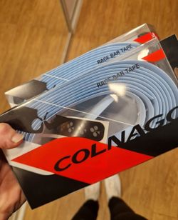 Originál omotávka na silniční kolo Colnago, světle modrá, nová