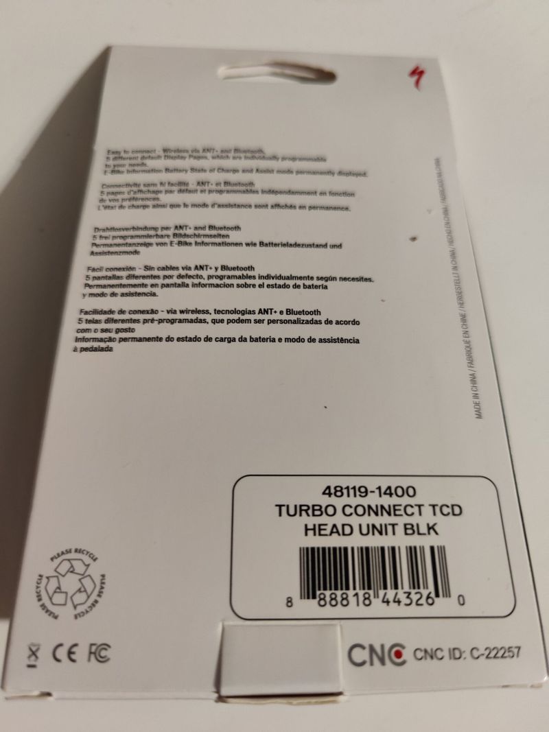 Displej SPECIALIZED Turbo Connect TCD