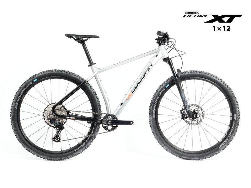 Nové kolo MTB 29" Lee Cougan Revenge SHIMANO XT 1x12 stříbrno-černé matné - vel. XS, S, M a L