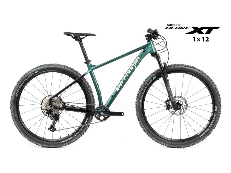 Nové kolo MTB 29" Lee Cougan Revenge SHIMANO XT 1x12 zeleno-černé matné - vel. S a L