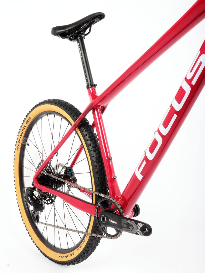 Nové kolo MTB 29" FOCUS Raven 8.8 SRAM SX Eagle 1x12 červené lesklé - vel. M (18")