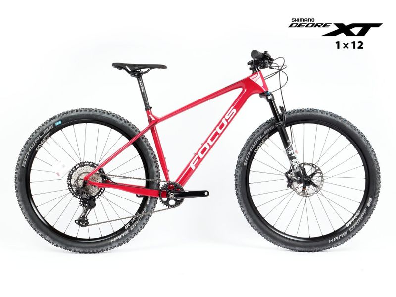 Nové kolo MTB 29" FOCUS Raven 8.8 SHIMANO XT 1x12 červené lesklé - vel. M (18")