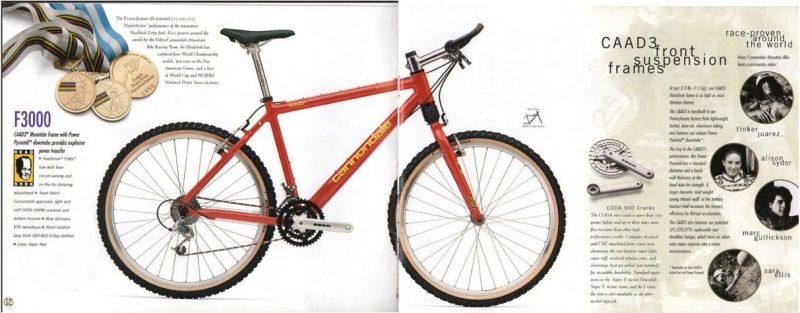 Cannondale F3000 (1996) – Legendární retro MTB kolo