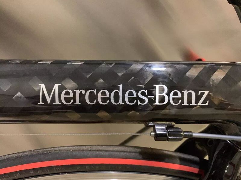 Mercedes Benz karbonové silniční kolo z limitované edice. 31/199. Dura Ace. Výměna za kolo Morati.