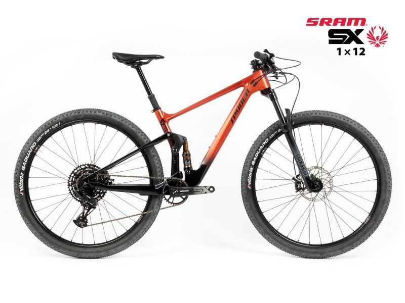 Nové celoodpružené kolo MTB 29" Spyder Cross SRAM SX Eagle 1x12 ve vel. S, M a L - barva na přání