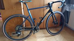 Basso Astra vel. 53, na sadě sram force xplr, kola mavic cosmic sl32, ind. stavba nového kola