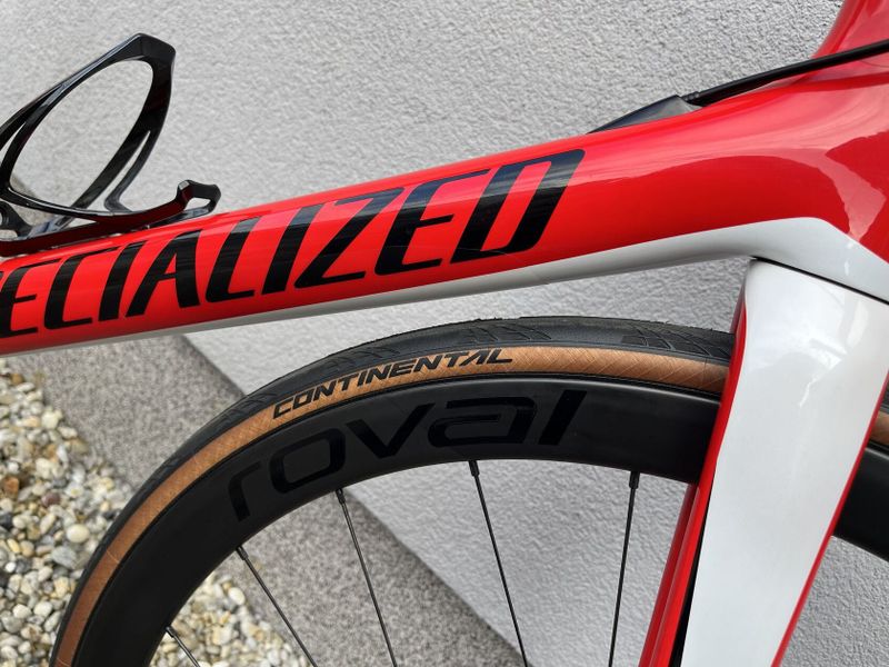 Specialized Tarmac SL6 Disc, vel. 58, po mnoha upgradech