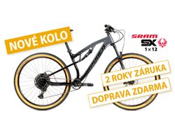 Nové celoodpružené kolo MTB 29" Spyder All Mountain SRAM SX Eagle 1x12 vel. S (17") - barva na přání