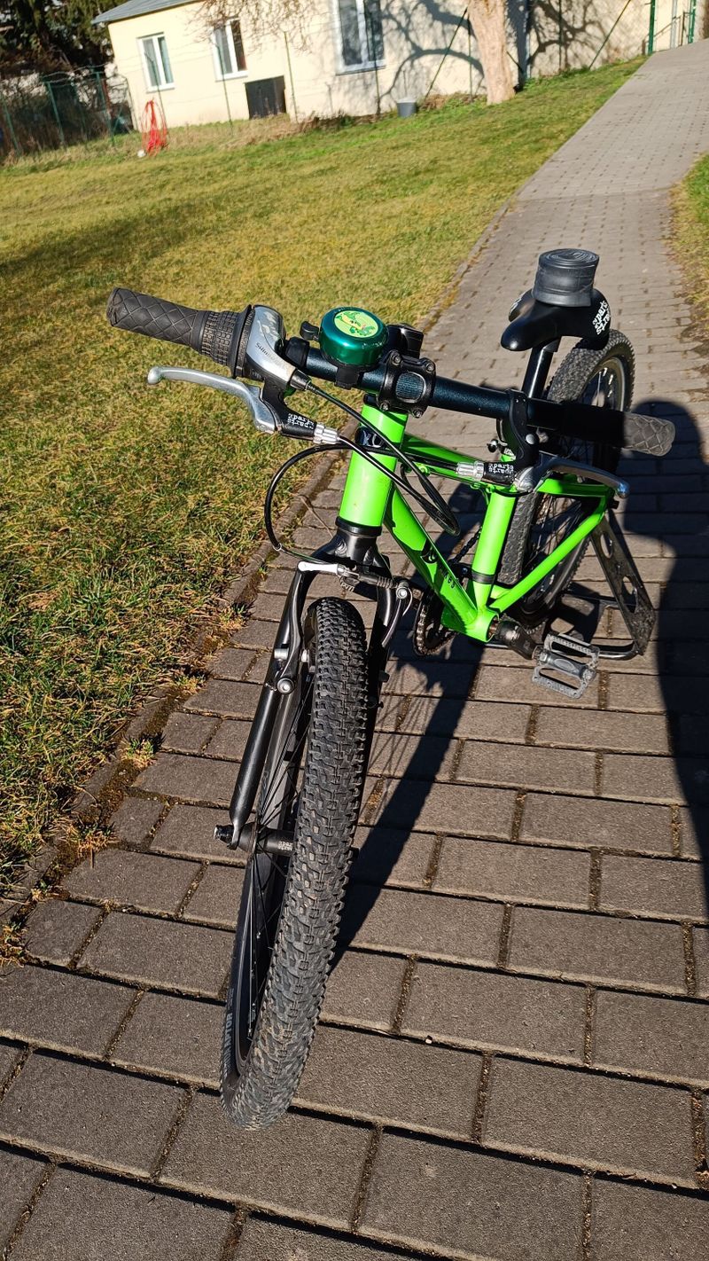 Lehké dětské kolo Kubikes 20s zelené