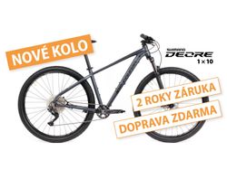 Nové kolo MTB 29" Lee Cougan Rebel SHIMANO DEORE 1x10 antracitové - vel. XS, S a M