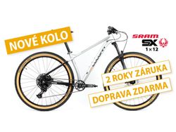 Nové kolo MTB 29" Lee Cougan Revenge SRAM SX Eagle 1x12 stříbrno-černá matná - vel. XS, S, M a L