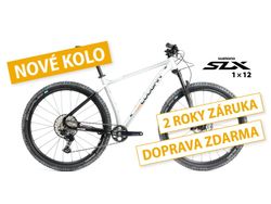 Nové kolo MTB 29" Lee Cougan Revenge SHIMANO SLX 1x12 stříbrno-černá matná - vel. XS, S, M a L