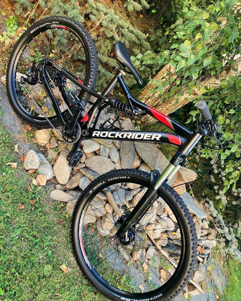 Celoodpružené horské kolo 27,5"- Rockrider 530 S