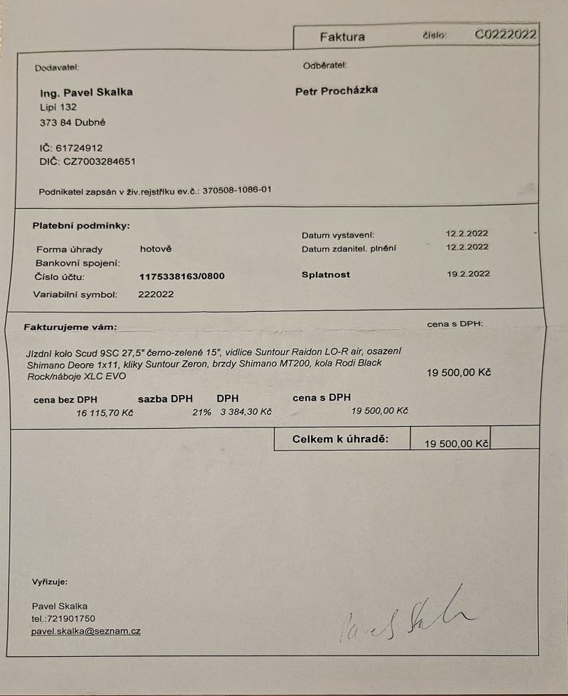 Prodám juniorské horské kolo Scud 27.5"