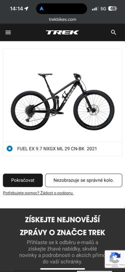 TREK Fuel EX 9.7 GX 29” M/L – perfektní stav, špičková výbava Prodám nebo vyměním z