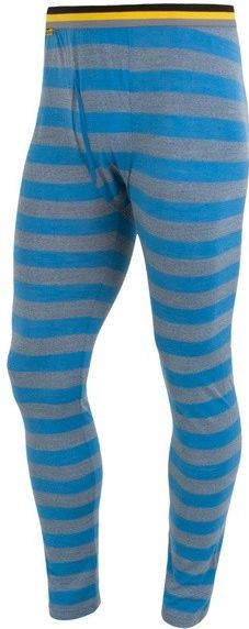 spodky dlouhé pánské SENSOR MERINO ACTIVE modré pruhy - vel.L