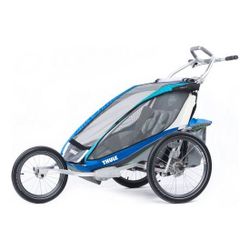 NOVY Thule Chariot CTS CX2 blue disc + cykloset