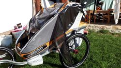 Chariot Thule CX1 cyklovozík s přísl. (TOP STAV)