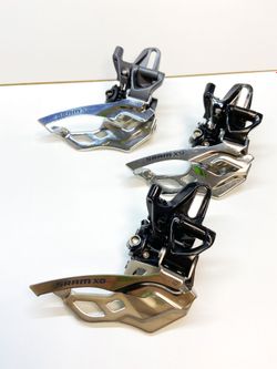 Nepoužité přesmykače 2x10 SRAM X0, X9 a X7