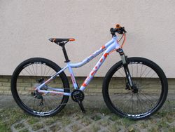 Nové nejeté 27,5" kolo na rámu Scud Face 15", vzduchová vidlice Suntour Raidon, Shimano Deore 2x10